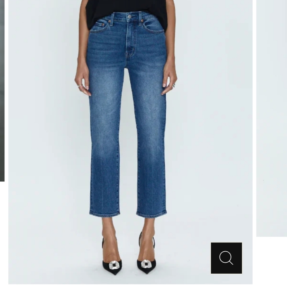 Pistola Charlie High-Rise Ankle Straight Jean In Augustus